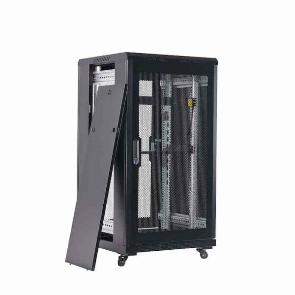 F1-6622 22U Mesh Door Floor Standing Network Cabinet Storage Server Rack