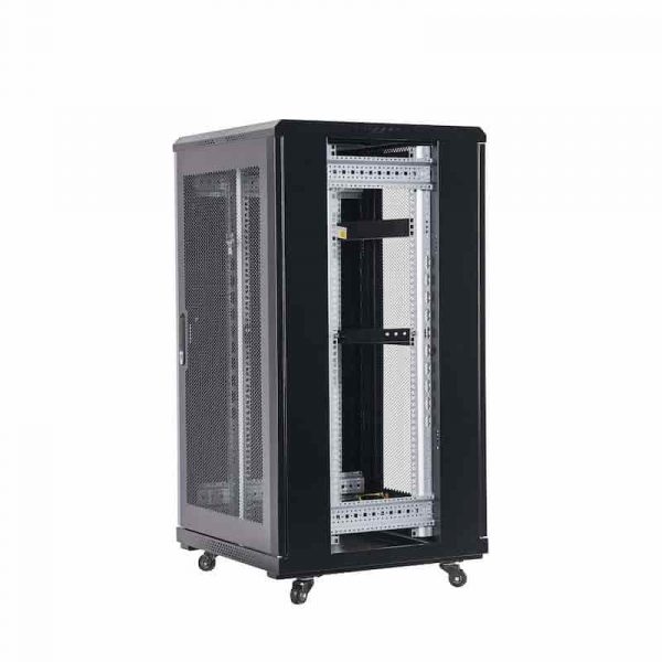 F1-6622 22U Mesh Door Floor Standing Network Cabinet Closet Server Rack